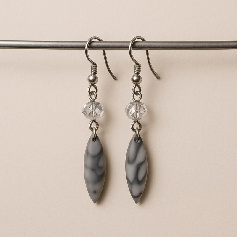 Moonstone Whisper Dangle Earrings