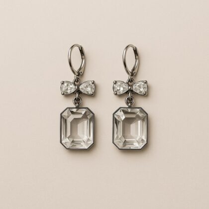 Crystal Grace Drop Earrings