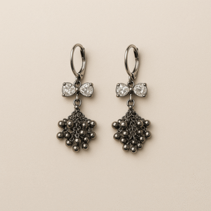 Luxe Chain Cluster Earrings